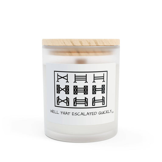 hunter jumper candle