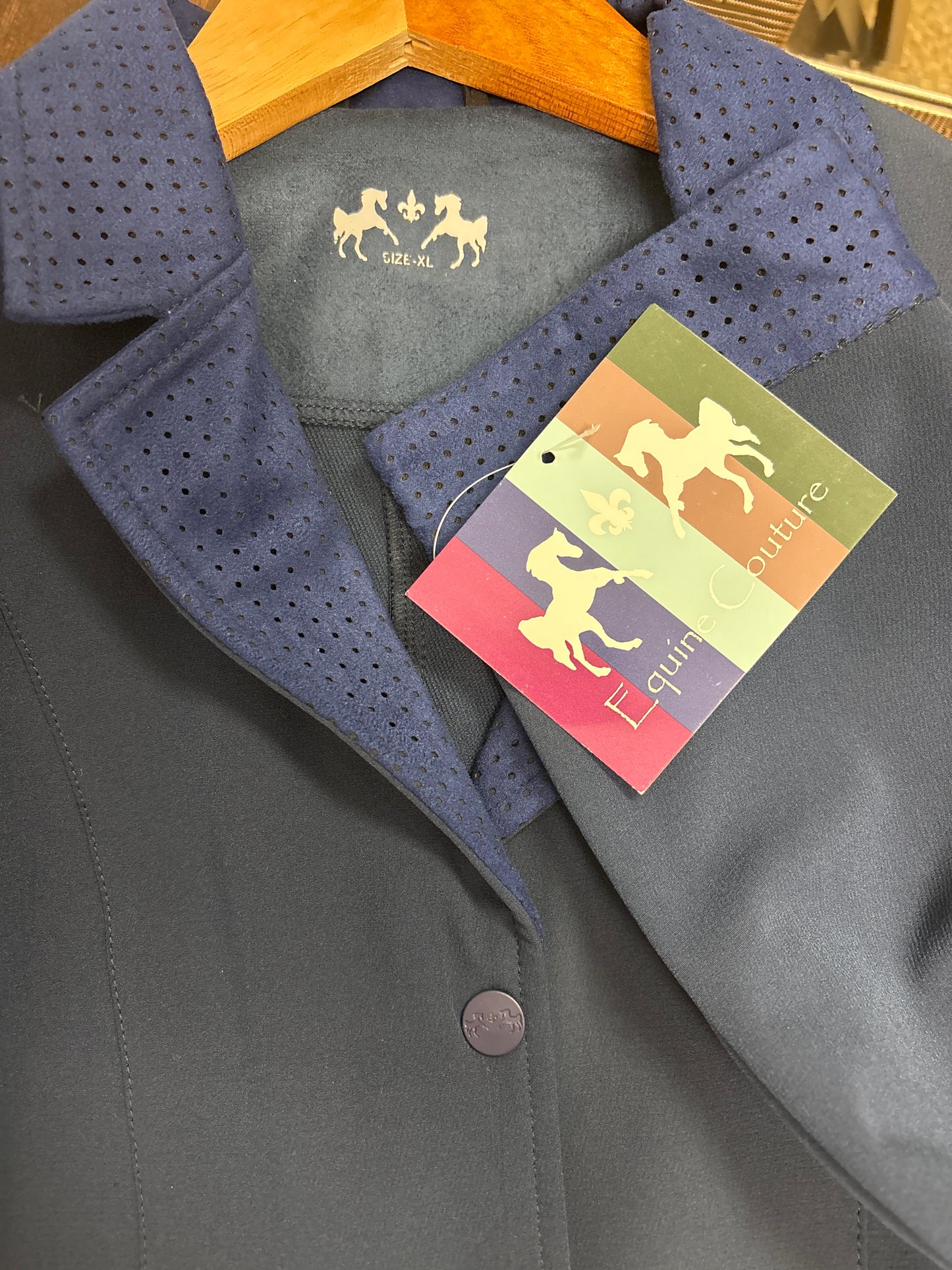 Equine Couture Navy Show Jacket XL