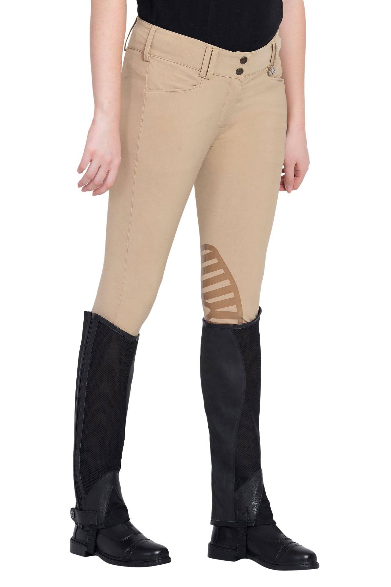 Tuffrider Air Mesh Washable Half Chaps: Black