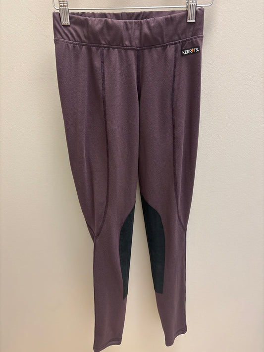 Kerrits Purple Knee Patch Riding Tight - S