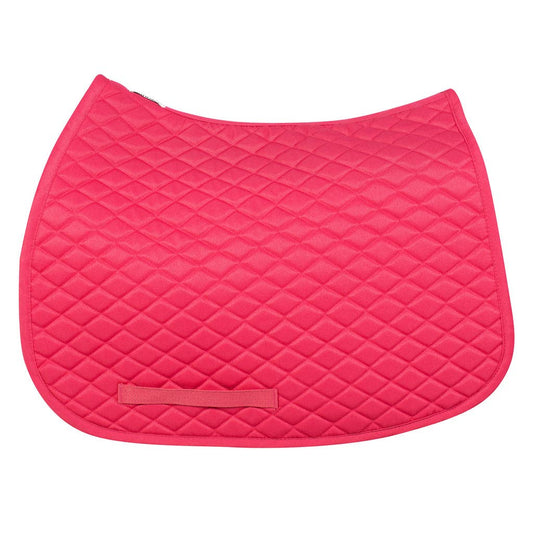 TuffRider Basic All Purpose Saddle Pad: Hot Pink