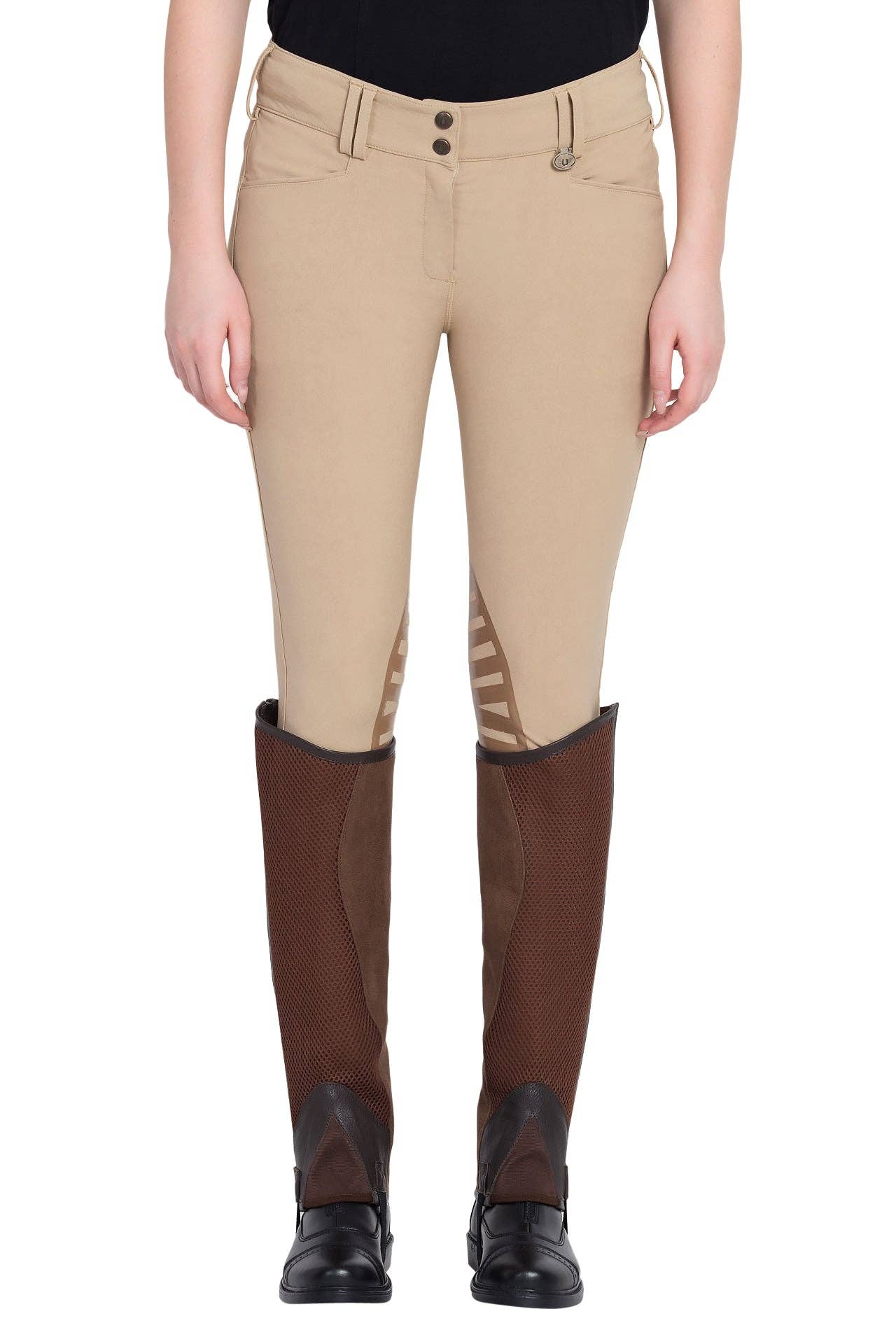 Tuffrider Air Mesh Washable Half Chaps: Black