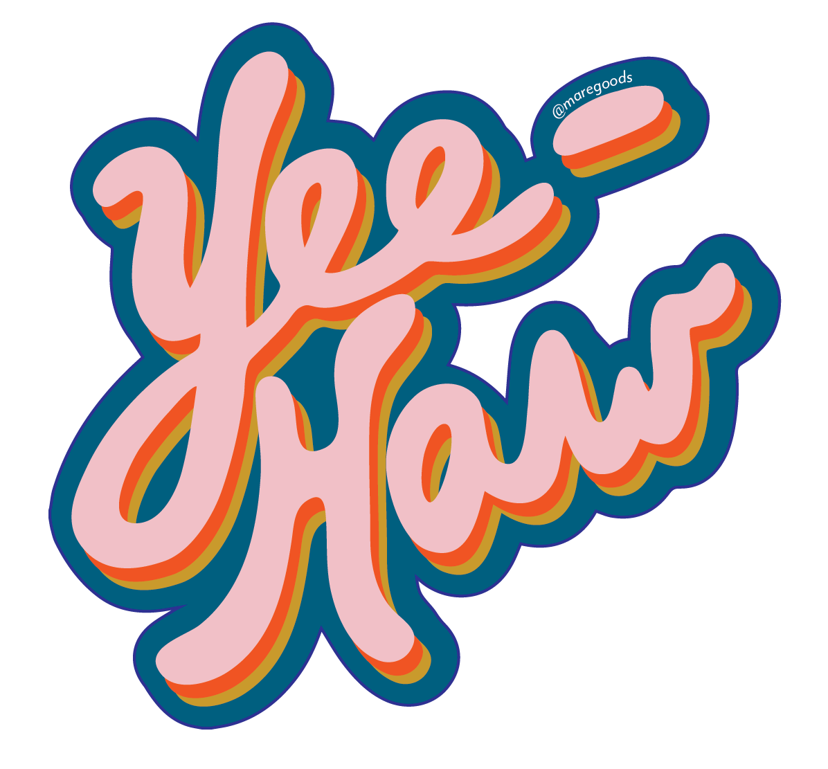 YeeHaw Sticker