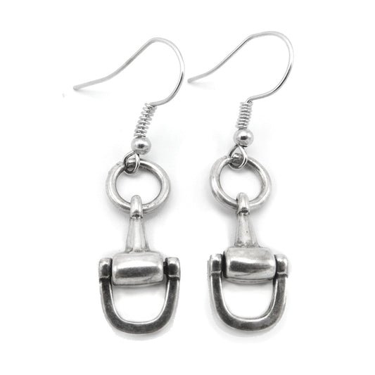 LILO "Henah" Half Bit Earrings Silver