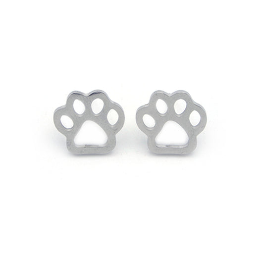 LILO Paw Silhoutte Studs Stainless steel