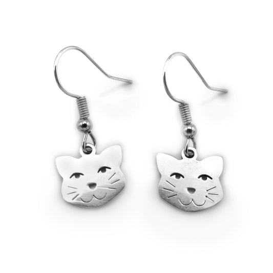 Lilo Smiling Cat Earrings