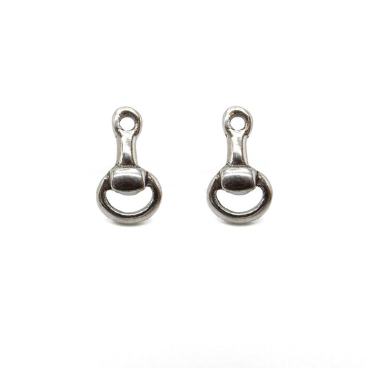 LILO Half Bit Earrings Silver