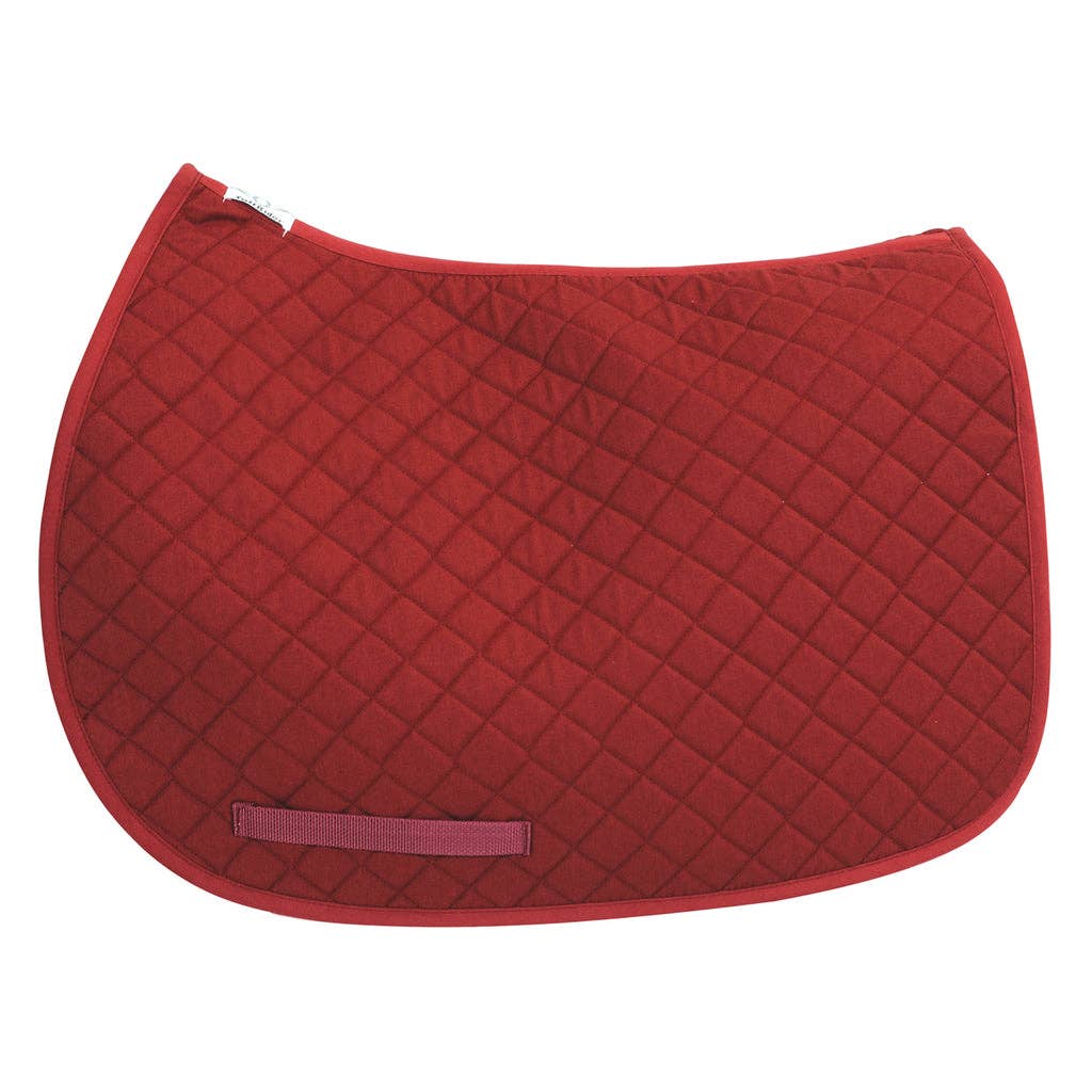 TuffRider Basic All Purpose Saddle Pad: Deep Wisteria
