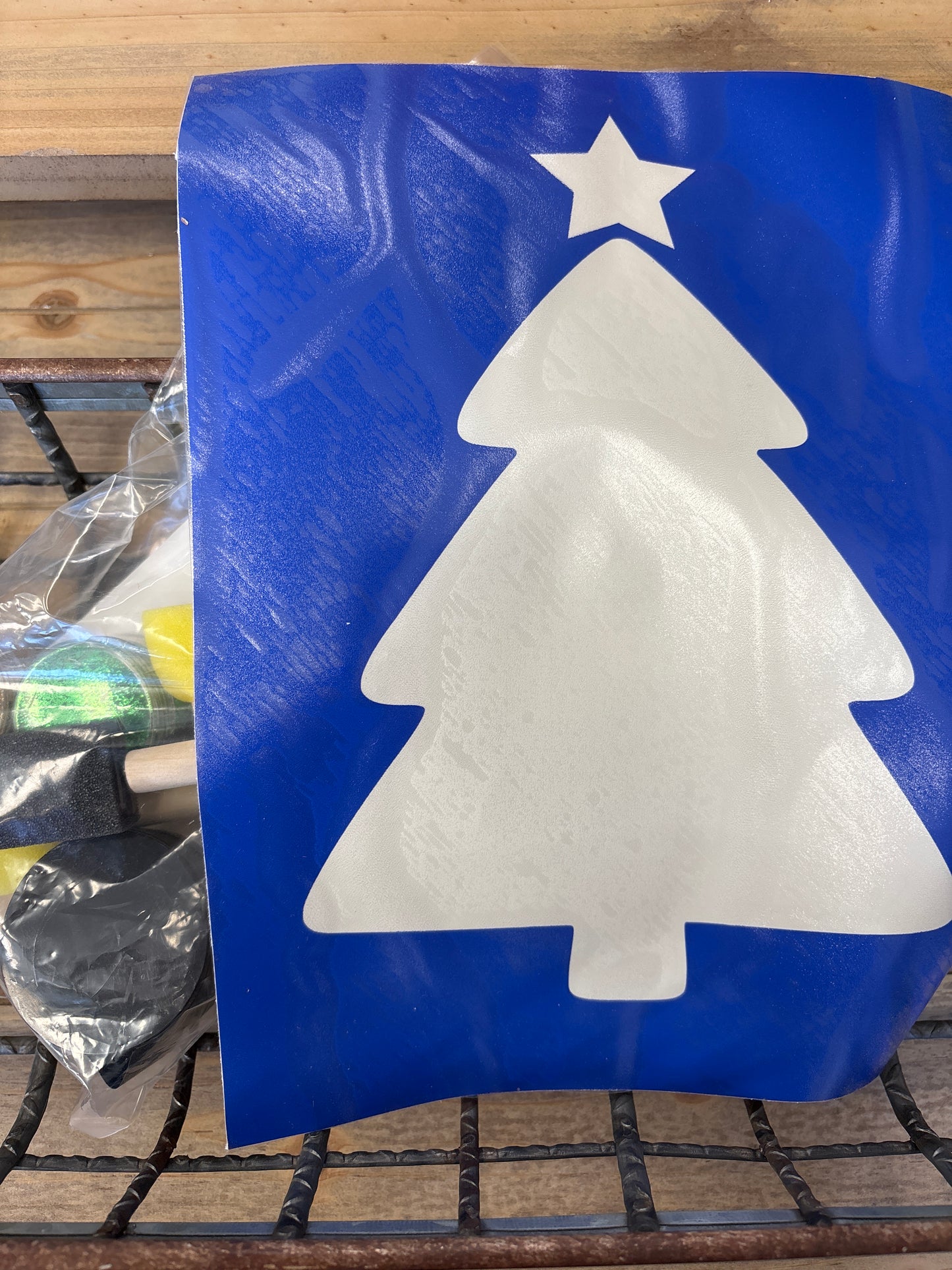 Armor Equestrian Stencil - Christmas Tree