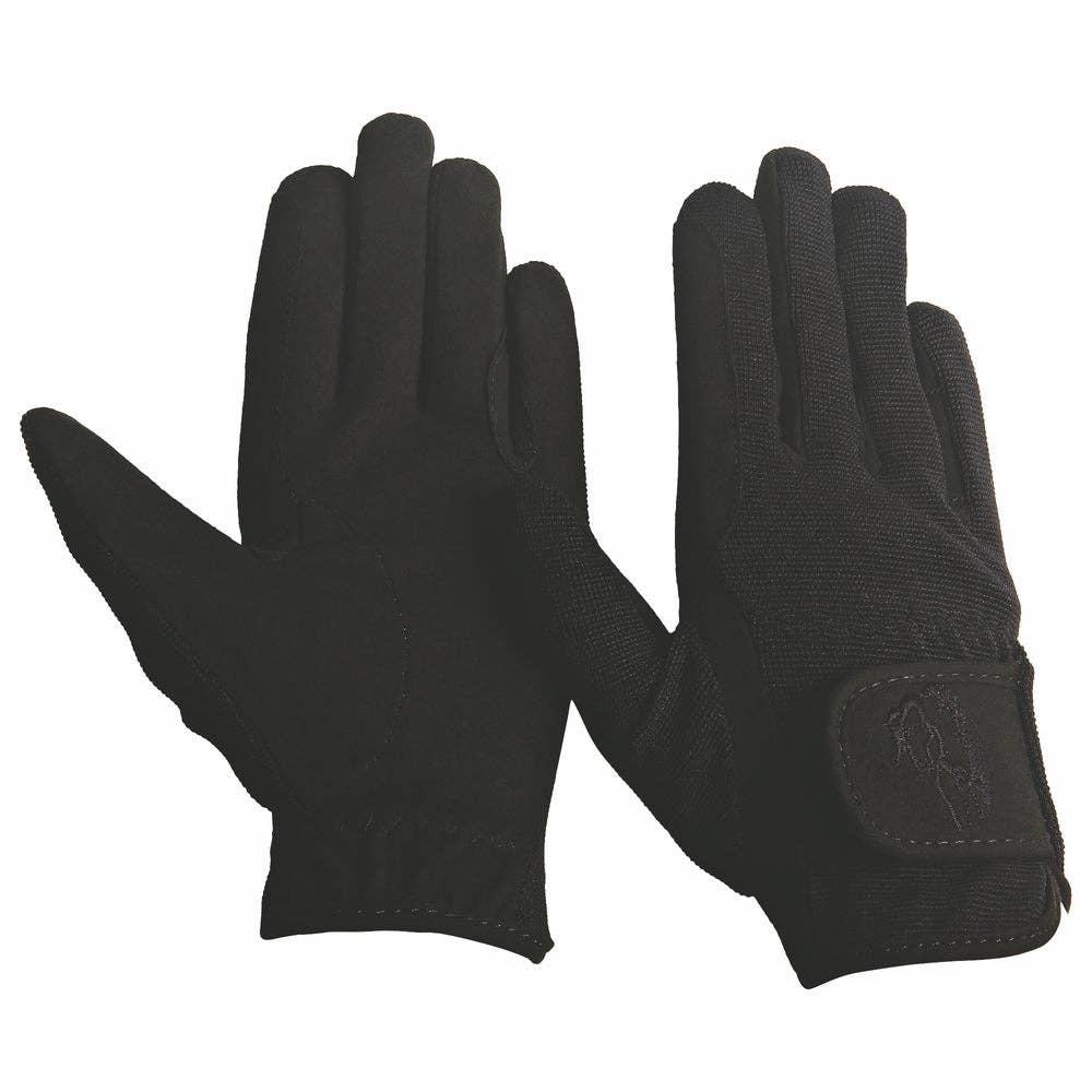 TuffRider Children's Performance Riding Gloves: Navy