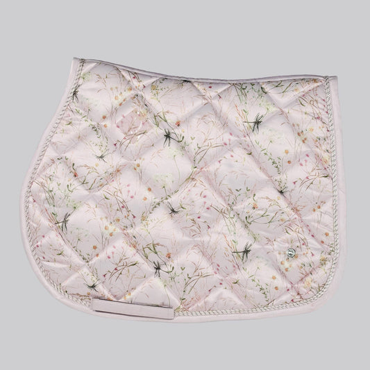 Dapplebay Dragonfly Meadow Jump Saddle Pad-Light Pink - Full