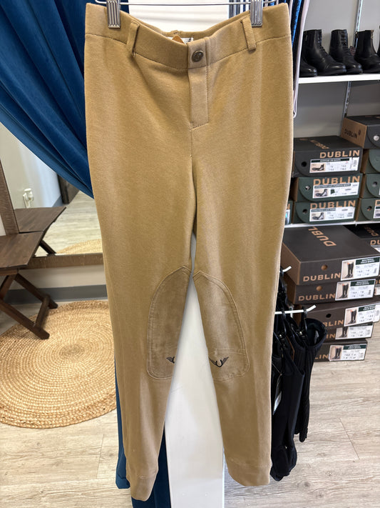 Tuffrider Brown Breeches Girls Size 14