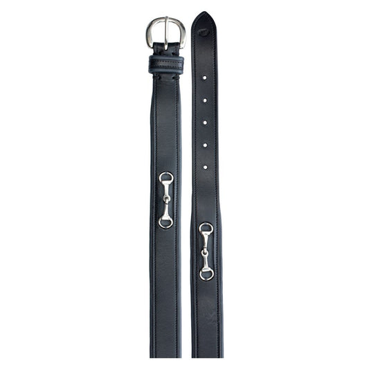 Equinavia Leather Bit Belt - Black