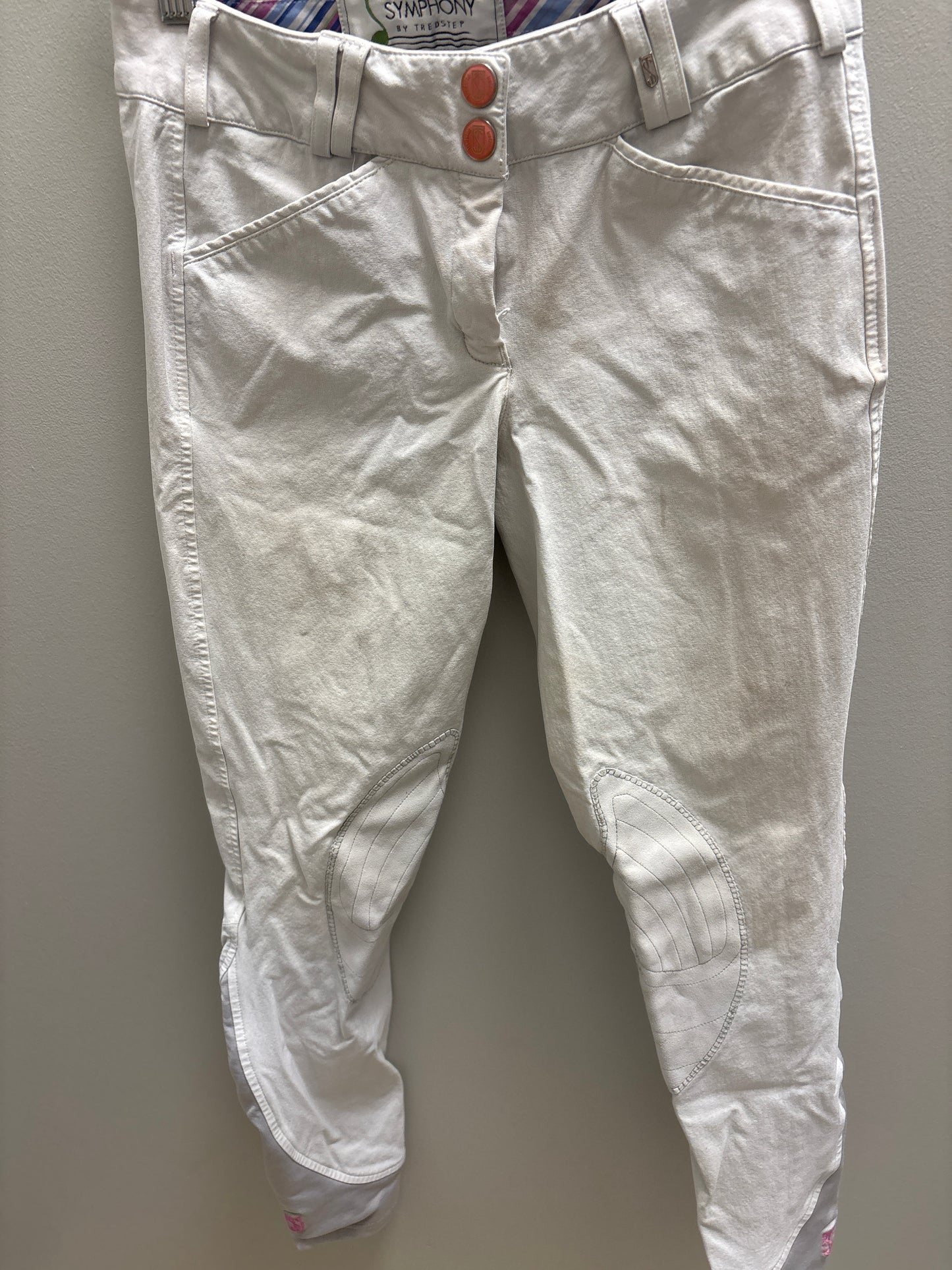 Symphony Tredstep White Knee Patch - 26