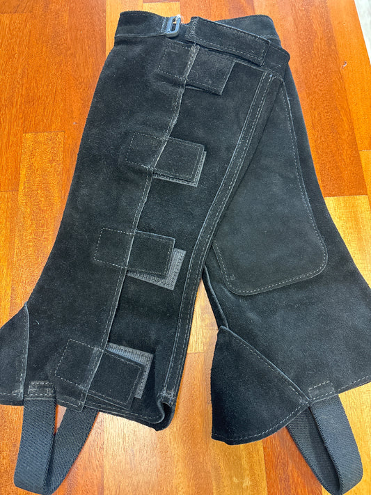 Ovation Suede Velcro Half-chaps Medium