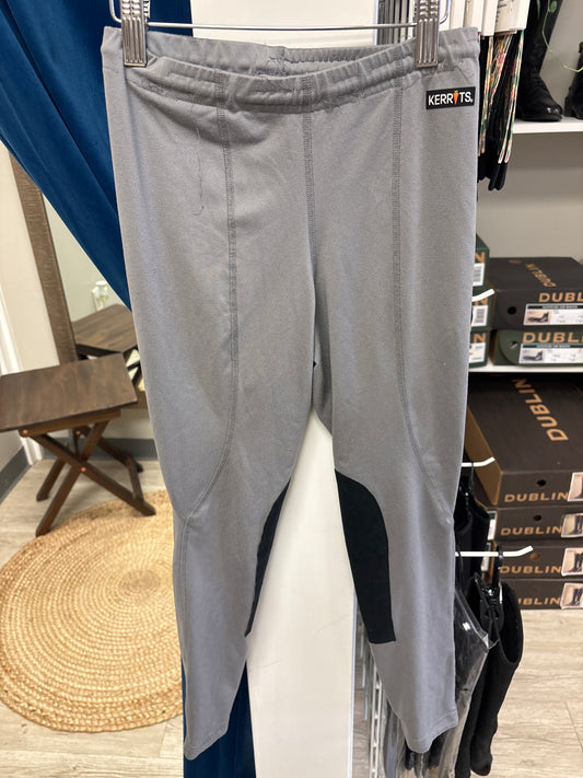 Kerrits Kids Gray Riding Tights - L