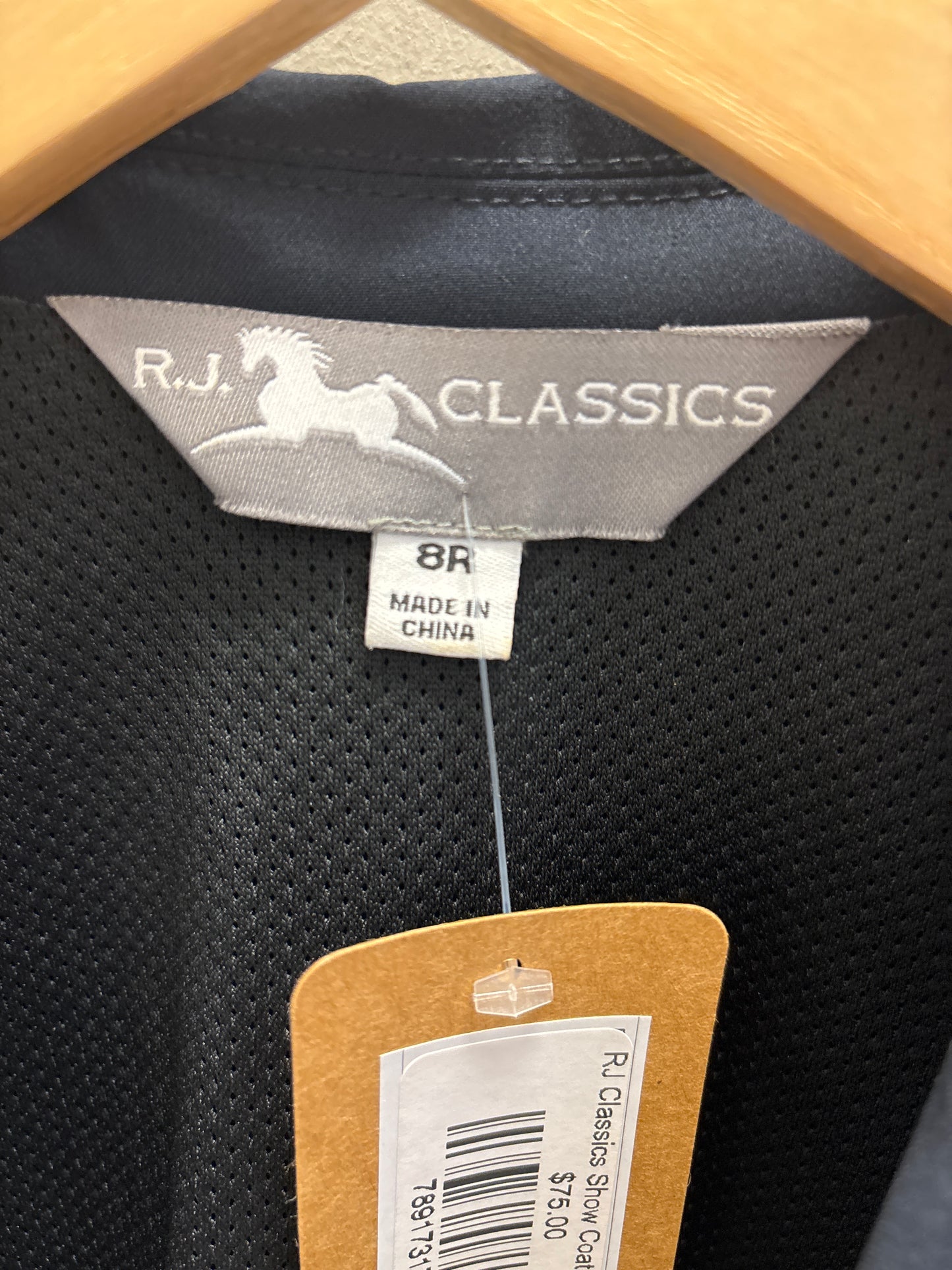 RJ Classics Show Coat Size 8R