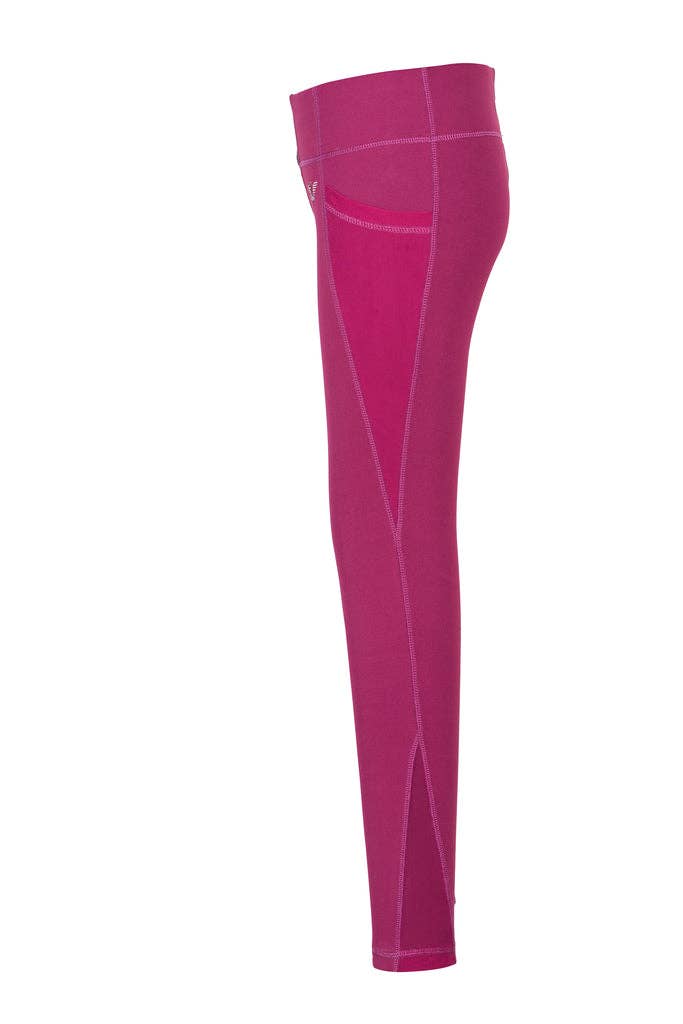 TuffRider Children's Minerva EquiCool Tights: Plum