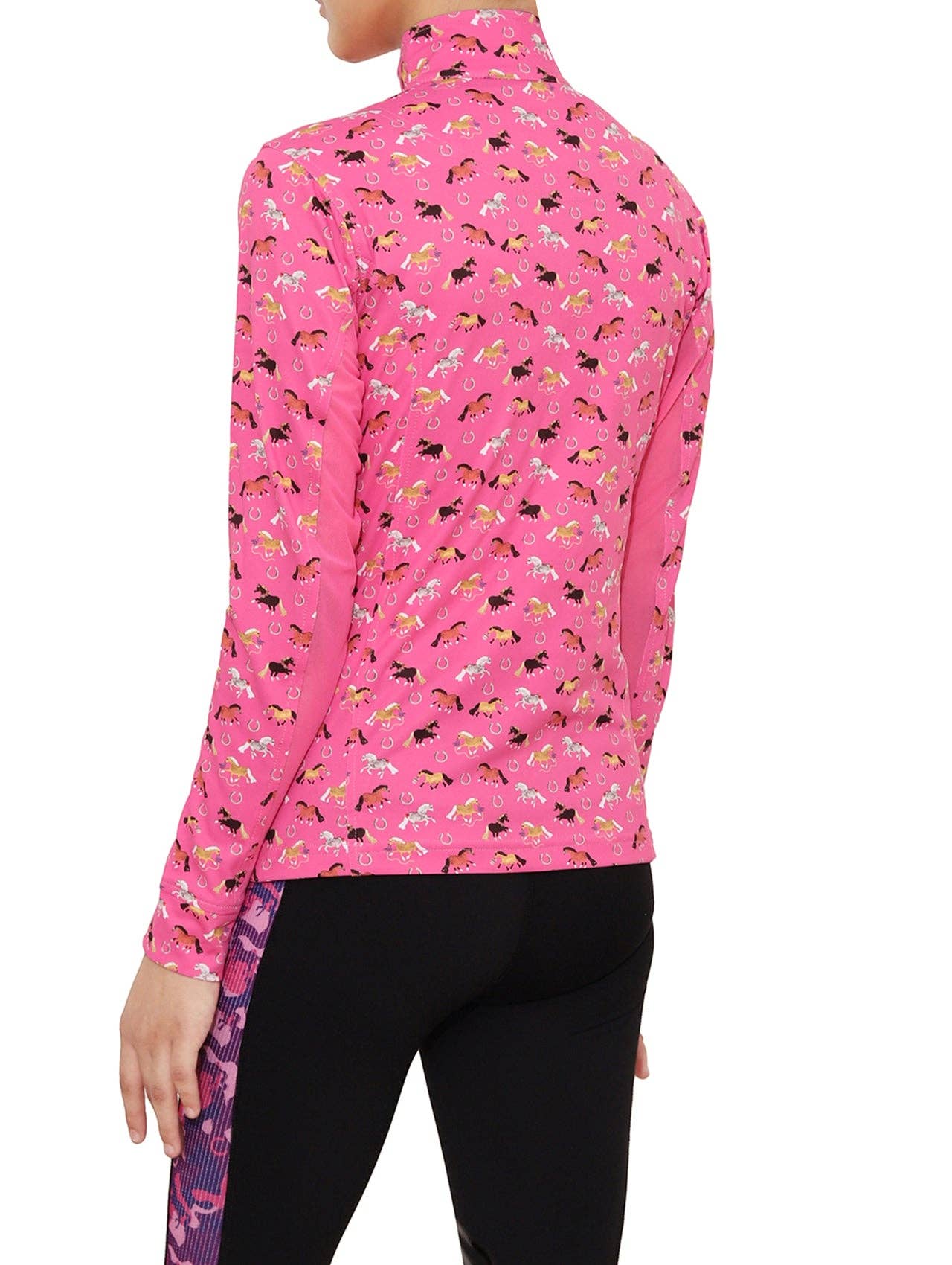 TuffRider Children's Puff Ponies Sport Shirt: Pink