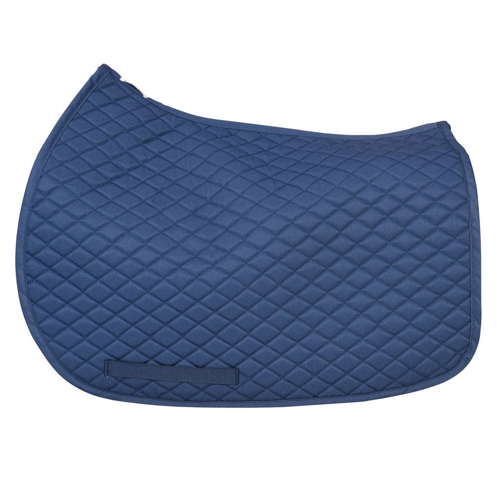 TuffRider Basic All Purpose Saddle Pad: Ensign Blue
