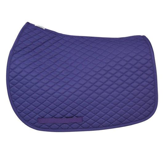 TuffRider Basic All Purpose Saddle Pad: Deep Wisteria