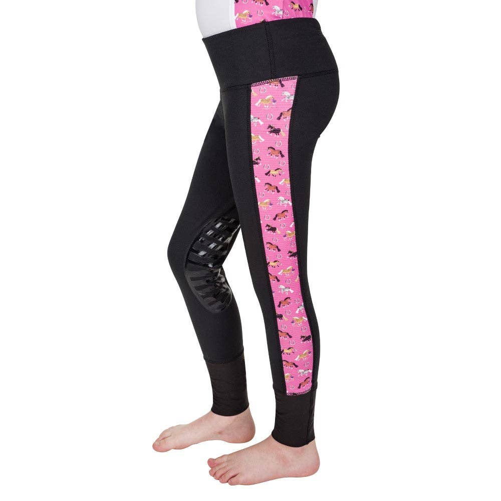 TuffRider Children's Puff Ponies Tights: Black