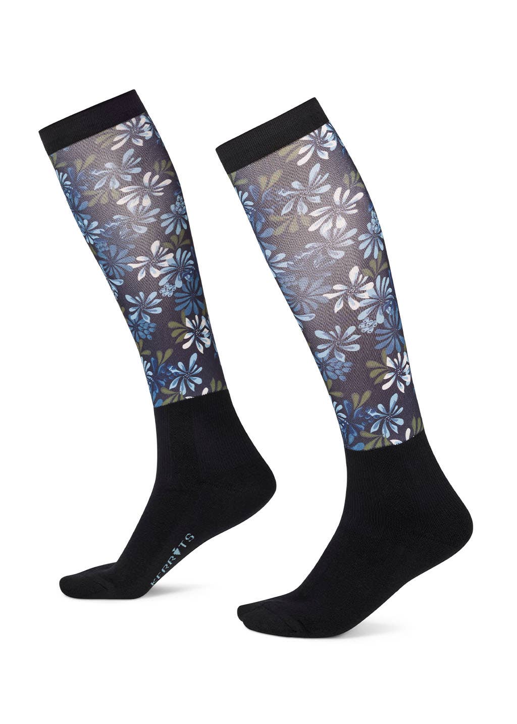 Kids Dual Zone Equestrian Boot Socks: VINEYARD AUTUMN BOUQUET / O/S
