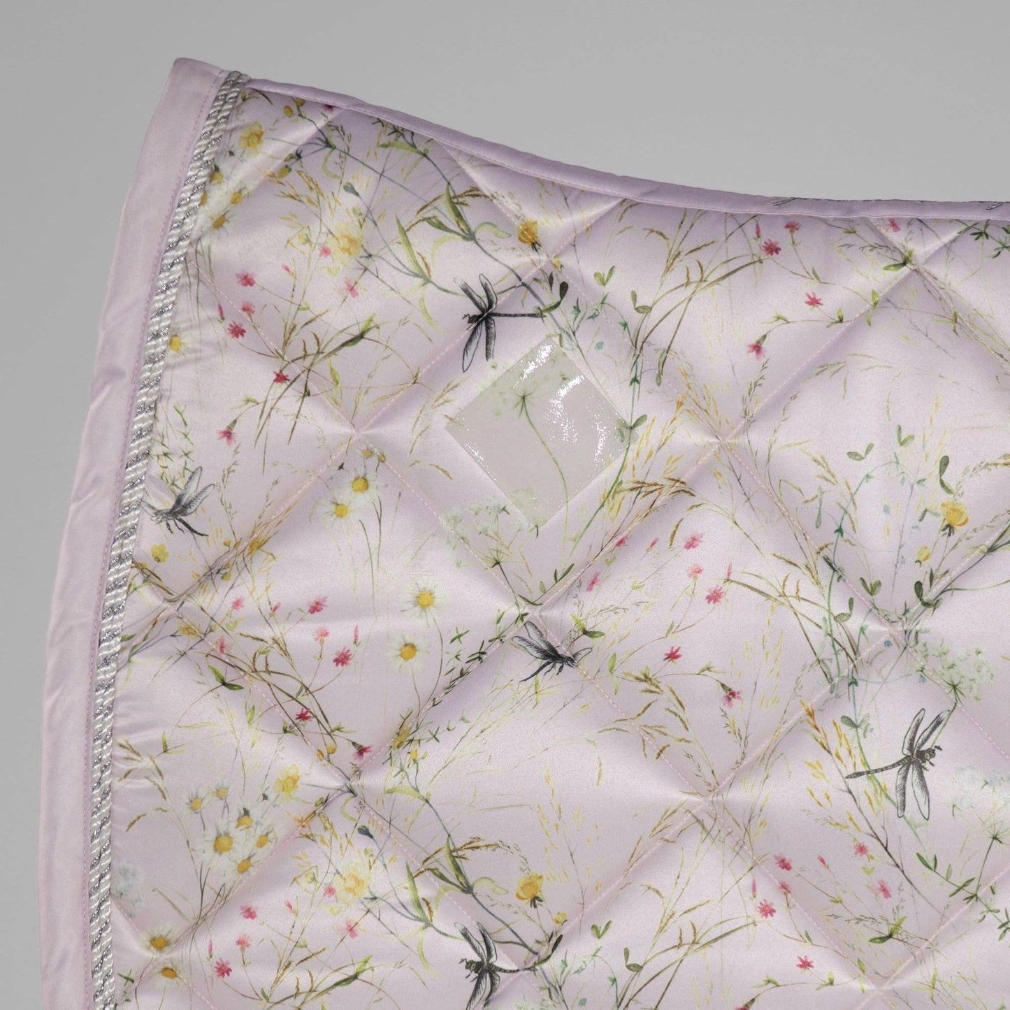 Dapplebay Dragonfly Meadow Dressage Saddle Pad-Light Pink: Full