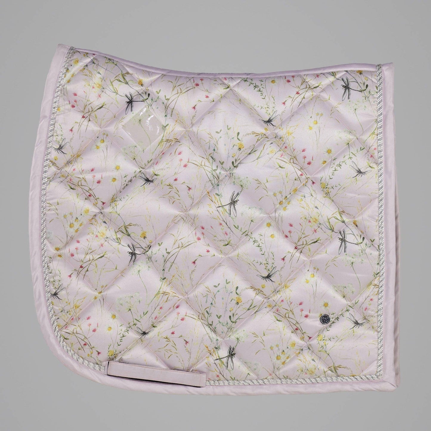 Dapplebay Dragonfly Meadow Dressage Saddle Pad-Light Pink: Full