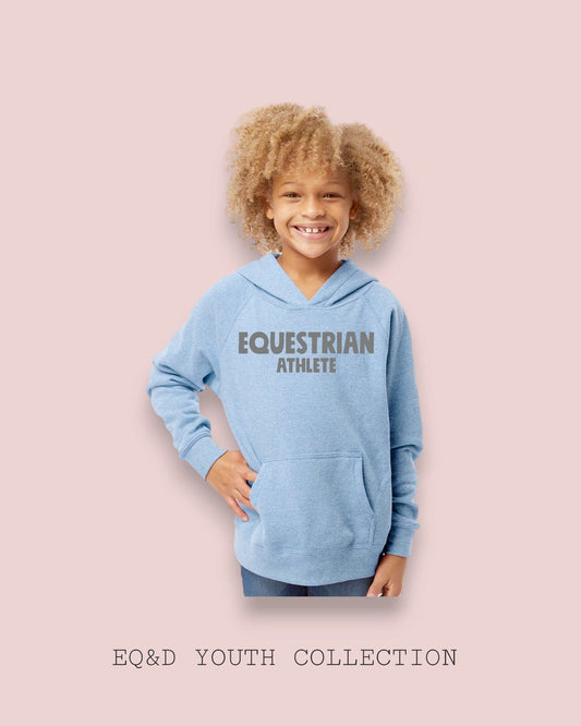 Equine and Design Youth Equestrian Athlete Hoodie