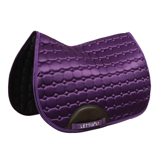 Lettia Infinity Collection All Purpose Saddle Pad: Purple