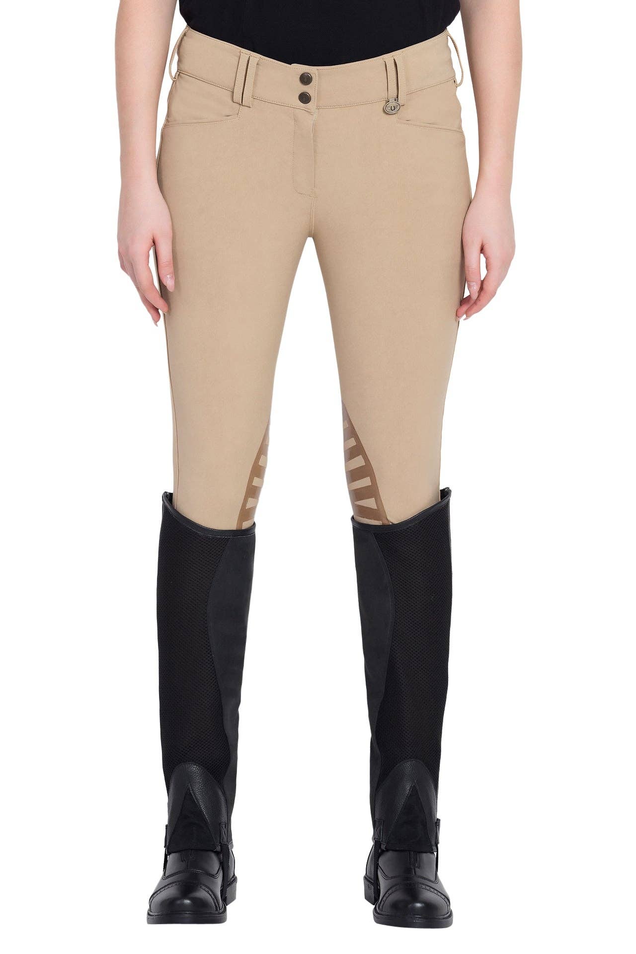 Tuffrider Air Mesh Washable Half Chaps: Black