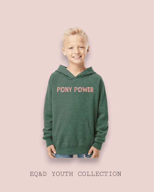 Pony power hoodie