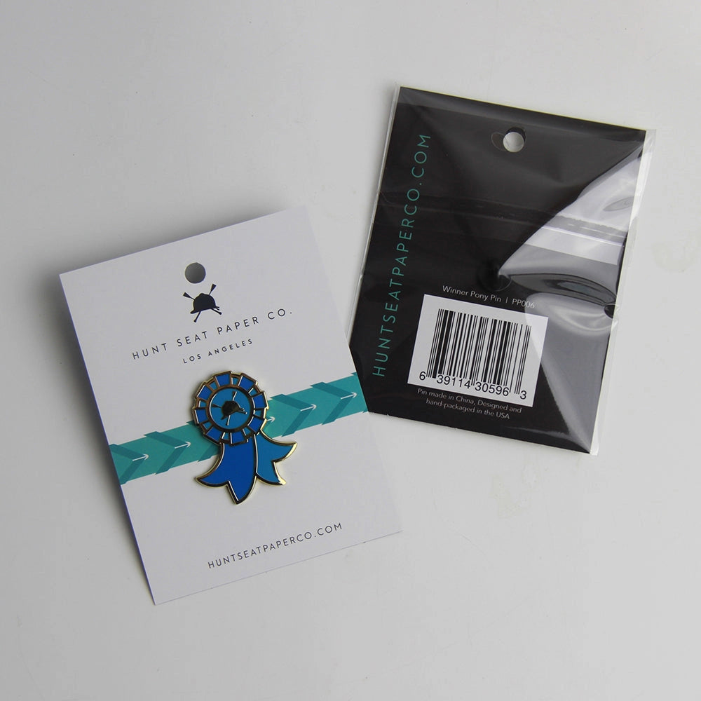 HuntSeat Winner Pony Pin